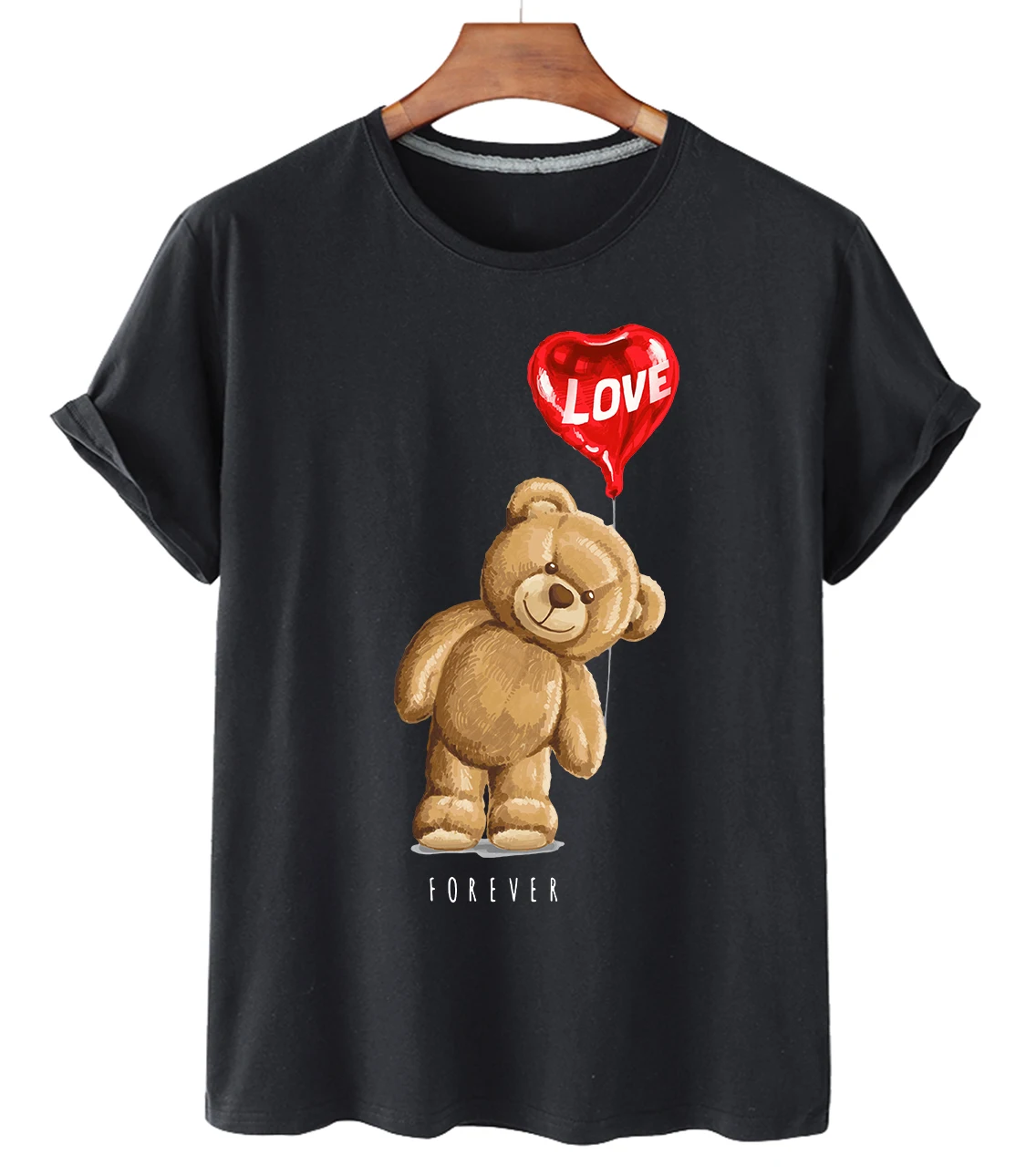 100% Cotton Bear Balloon Print O-neck Loose Short-sleeved T-shirt Women Summer Casual Short-sleeved Plus Size T-shirt Unisex Top
100% Cotton Bear Balloon Print O-neck Loose Short-sleeved T-shirt Women Summer Casual Short-sleeved Plus Size T-shirt Unisex Top
