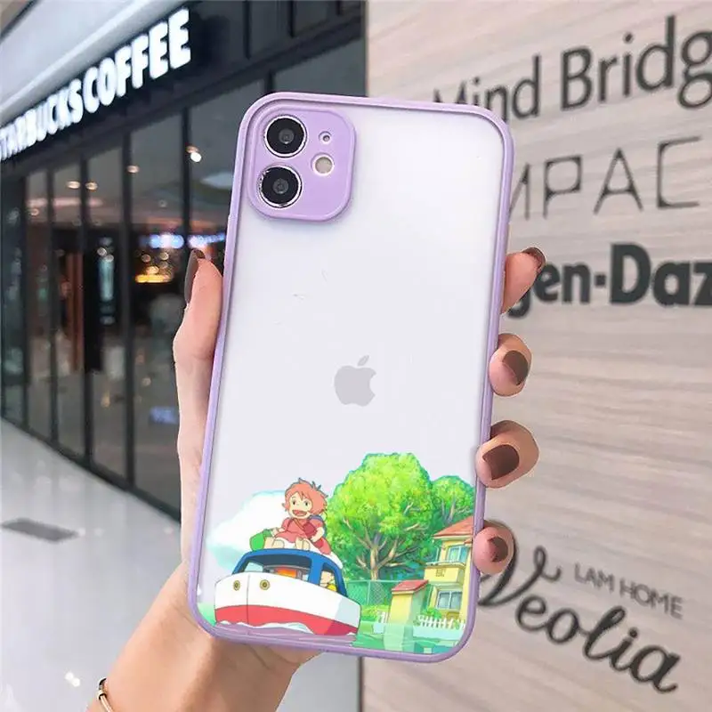 Ponyo on the Cliff Phone Cases Matte transparent For Purple iPhone 12 Mini 11 Pro XR XS Max 7 8 Plus X Back Cover
Ponyo on the Cliff Phone Cases Matte transparent For Purple iPhone 12 Mini 11 Pro XR XS Max 7 8 Plus X Back Cover