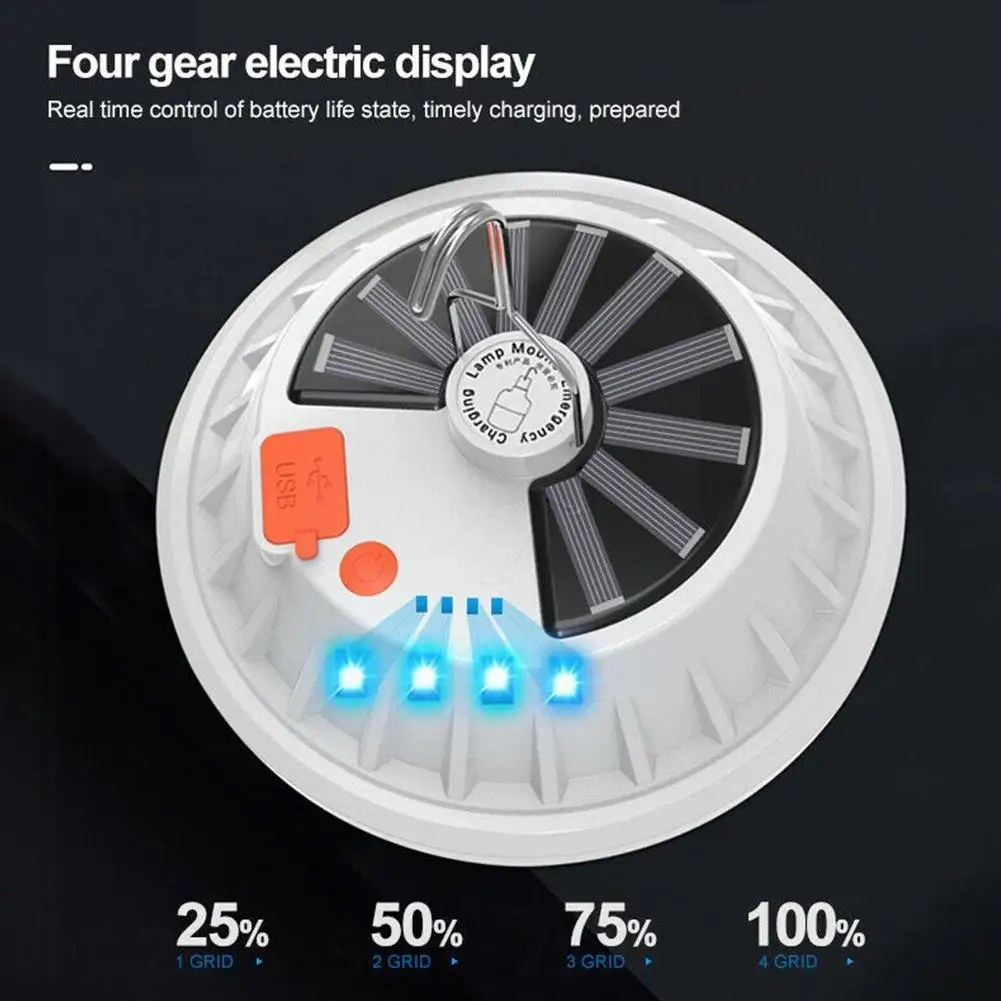 Solar Camping USB Light with Remote Control Hanging Hiking Tent Emergency Outdoor Cellphone For Camping Light Lamp Waterpro C4S8
Solar Camping USB Light with Remote Control Hanging Hiking Tent Emergency Outdoor Cellphone For Camping Light Lamp Waterpro C4S8