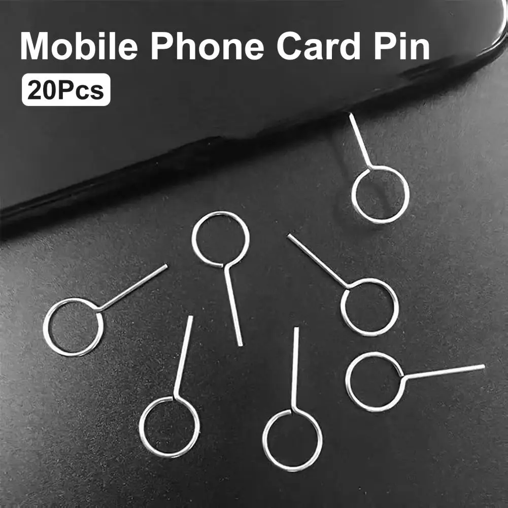 Mini 20Pcs SIM Card Remover Anti-Lost Wide Compatible Round Cellphones SIM Card Pin for Tablet Card Eject Tool
Mini 20Pcs SIM Card Remover Anti-Lost Wide Compatible Round Cellphones SIM Card Pin for Tablet Card Eject Tool
