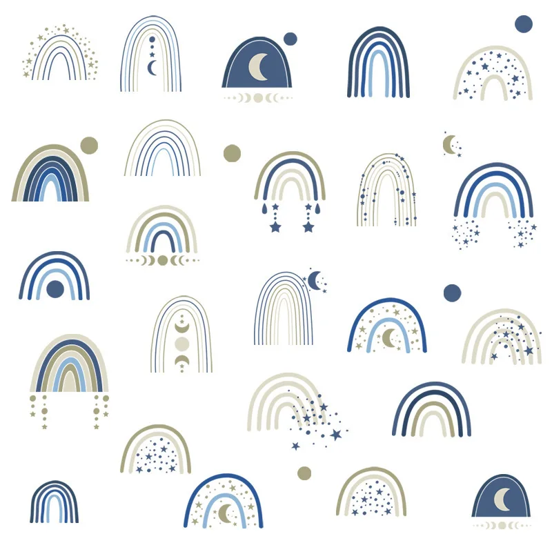 Cartoon Blue Rainbow Wall Stickers Kids Bedroom Wall Decoration Teenager Boy Girl Room Decor Nursery Background Wall Art Mural
Cartoon Blue Rainbow Wall Stickers Kids Bedroom Wall Decoration Teenager Boy Girl Room Decor Nursery Background Wall Art Mural