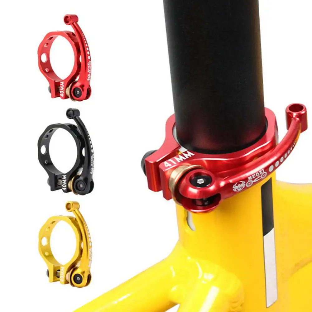 Folding Bicycle Quick Release Seat Tube Clamp Bike Seatpost Clip 40/41mm Lock Ultralight CNC Aluminum Alloy Modified 14 Inch
Folding Bicycle Quick Release Seat Tube Clamp Bike Seatpost Clip 40/41mm Lock Ultralight CNC Aluminum Alloy Modified 14 Inch