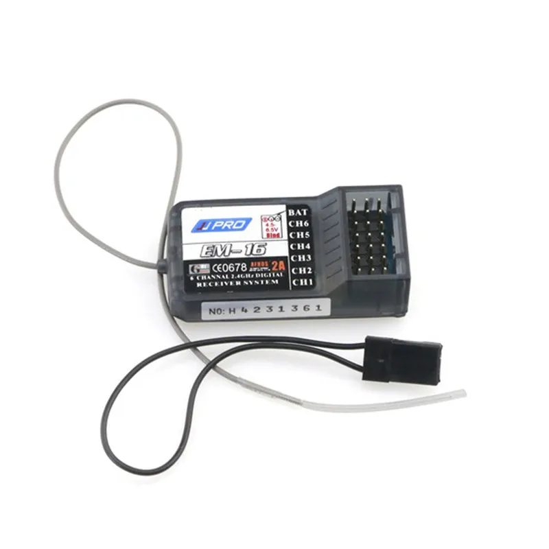 JJRC JJPRO EM-16 2.4GHz 6CH AFHDS 2A Mode 2 RC Transmitter Remote Controller w/ Receiver for P175 RC FPV Racing Drone Parts
JJRC JJPRO EM-16 2.4GHz 6CH AFHDS 2A Mode 2 RC Transmitter Remote Controller w/ Receiver for P175 RC FPV Racing Drone Parts