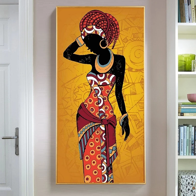African Abstract Wall Art Black and Gold Woman Canvas Painting Posters and Prints Scandinavian Pictures for Home Decor Cuadros
African Abstract Wall Art Black and Gold Woman Canvas Painting Posters and Prints Scandinavian Pictures for Home Decor Cuadros