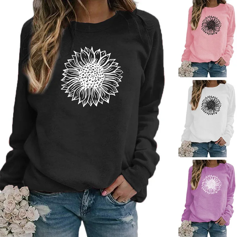 Женская флисовая толстовка с длинным рукавом и круглым вырезом 
Женская флисовая толстовка с длинным рукавом и круглым вырезом