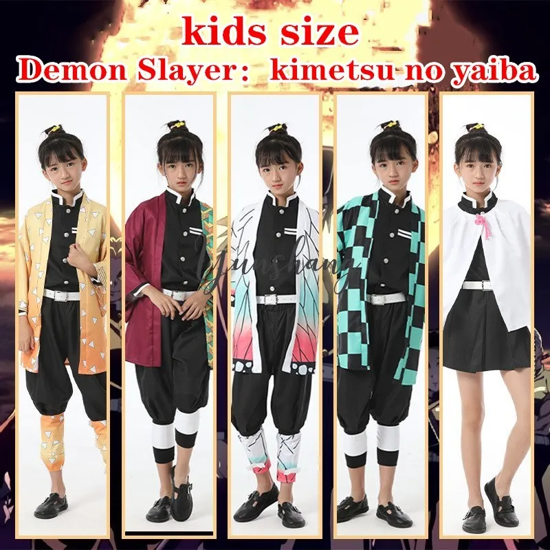 Детский костюм аниме одежда для косплея без yaibakamado tanjirou nezuko zenitsu Tomioka kimetsu no YAIBA