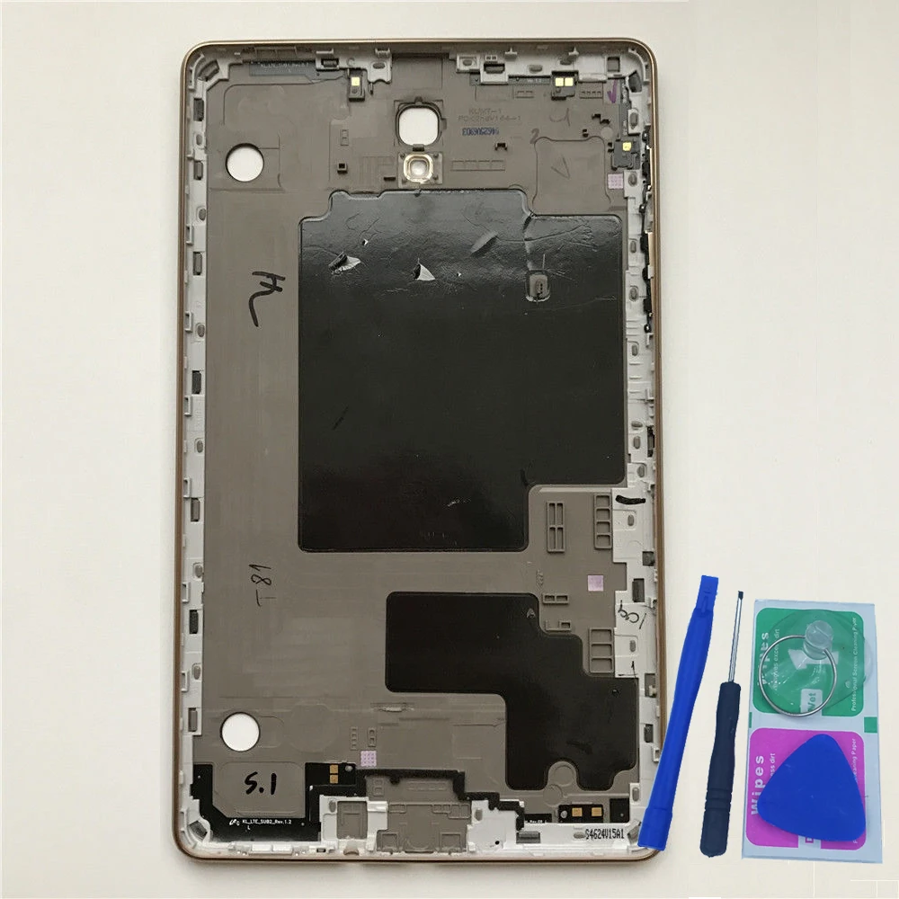 

Housing Rear Back Cover For Samsung Tab S T700 T705 Galaxy 8.4" Original Tablet Phone New Middle Frame Panel Replacement + Tools