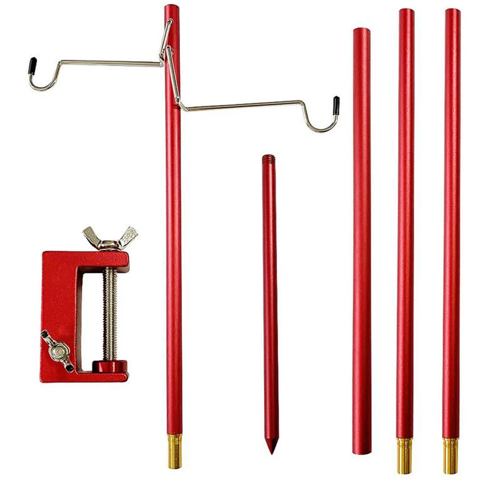 Outdoor Camping Lamp Bracket Aluminum Alloy Portable Storage Hook Tent Folding Table Hanging Light Holder Lantern Fixing Stand
Outdoor Camping Lamp Bracket Aluminum Alloy Portable Storage Hook Tent Folding Table Hanging Light Holder Lantern Fixing Stand