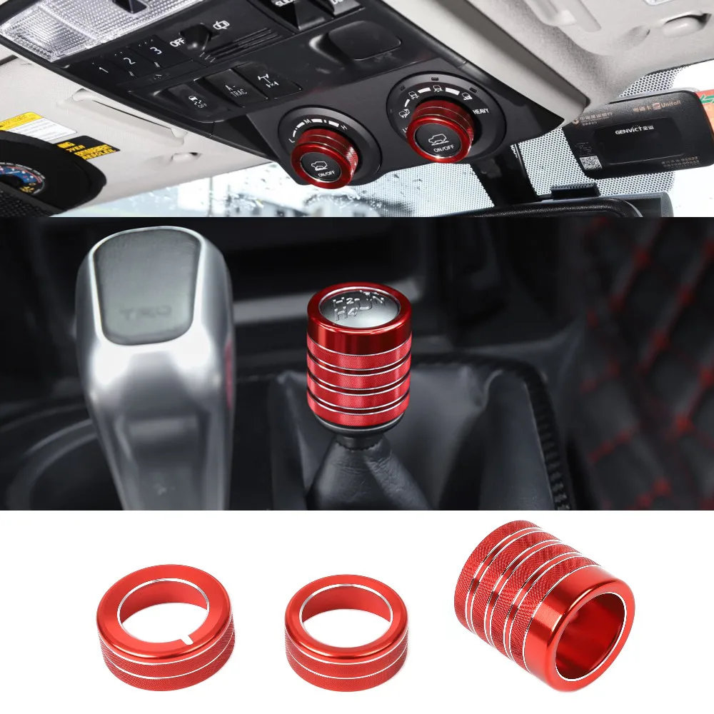 Для Toyota 4runner TRD 2010 + ручка переключения передач на четыре колеса и кнопка переключения режима вождения, кольцо, крышка из алюминиевого сплава,...
Для Toyota 4runner TRD 2010 + ручка переключения передач на четыре колеса и кнопка переключения режима вождения, кольцо, крышка из алюминиевого сплава,...