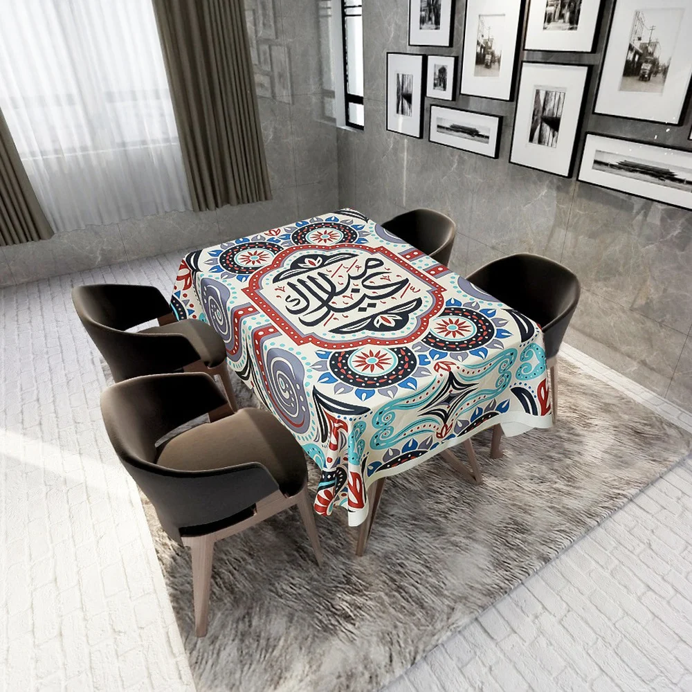 Rectangle Tablecloth Cloth Eid Mubarak Table Decoration Accessories Ramadan Decorations for Home Eid Al Adha Aid Ramadan Decor
Rectangle Tablecloth Cloth Eid Mubarak Table Decoration Accessories Ramadan Decorations for Home Eid Al Adha Aid Ramadan Decor
