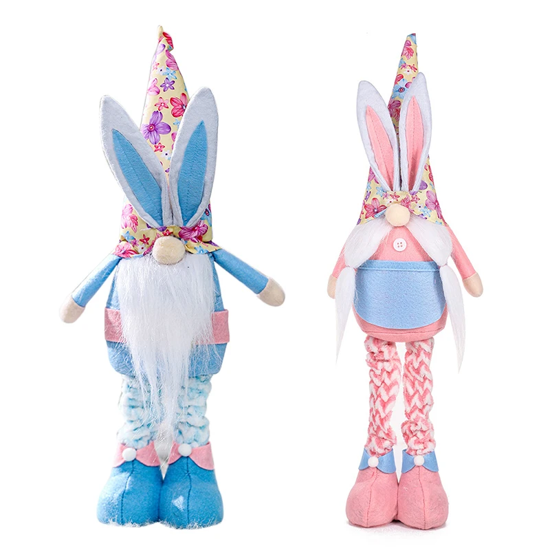 Easter Gnome Doll Plush Bunny Gnome Desktop Ornament With Telescopic Legs For Kids Gifts Home Decorations 1PC
Easter Gnome Doll Plush Bunny Gnome Desktop Ornament With Telescopic Legs For Kids Gifts Home Decorations 1PC