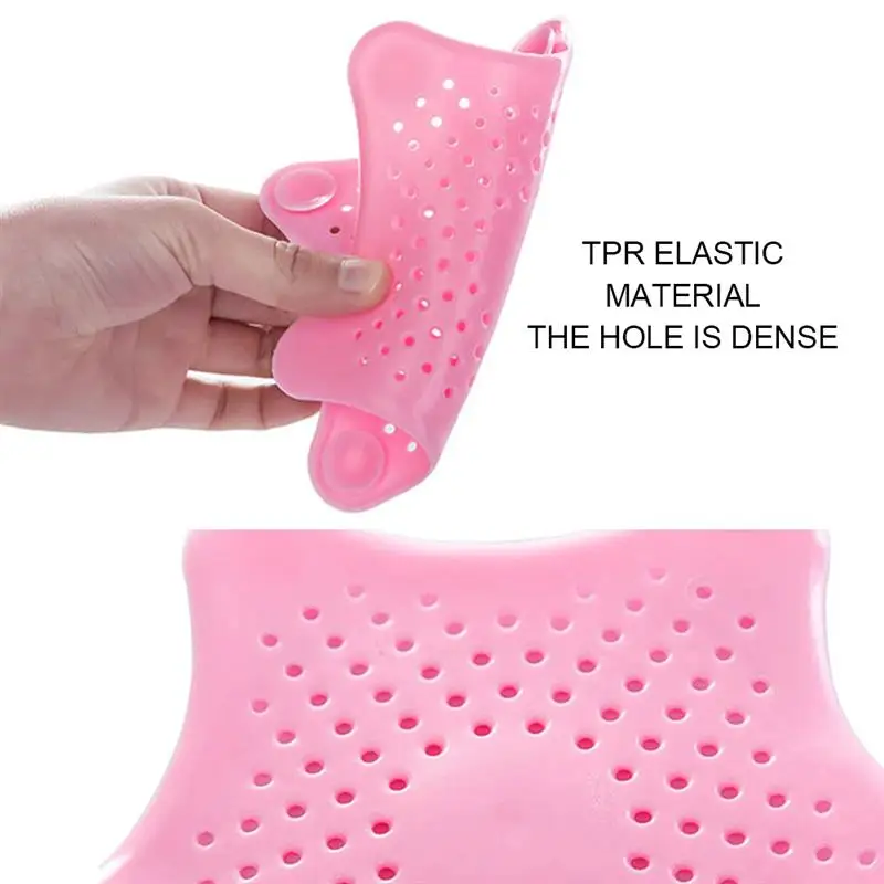 Five-Pointed Star Drain Cover Sink Strainer Silicone Sink Drain Stopper Trap Hair Catcher Bathtub Strainers
Five-Pointed Star Drain Cover Sink Strainer Silicone Sink Drain Stopper Trap Hair Catcher Bathtub Strainers