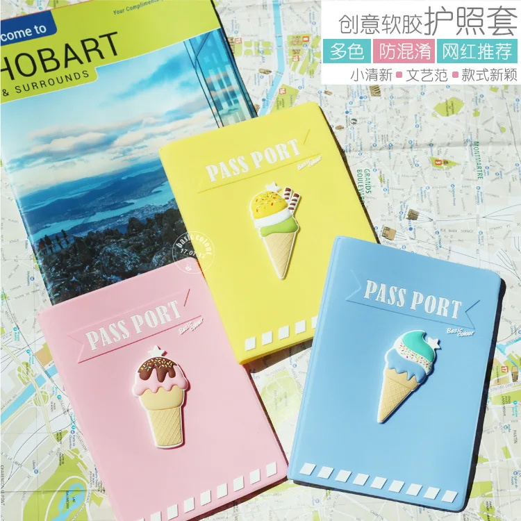 2022 Rushed Luggage Tag Valiz Ice Cream Passport Cover Silica Gel Holder Travel Covers For Passports Girls Case For Wholesale
2022 Rushed Luggage Tag Valiz Ice Cream Passport Cover Silica Gel Holder Travel Covers For Passports Girls Case For Wholesale