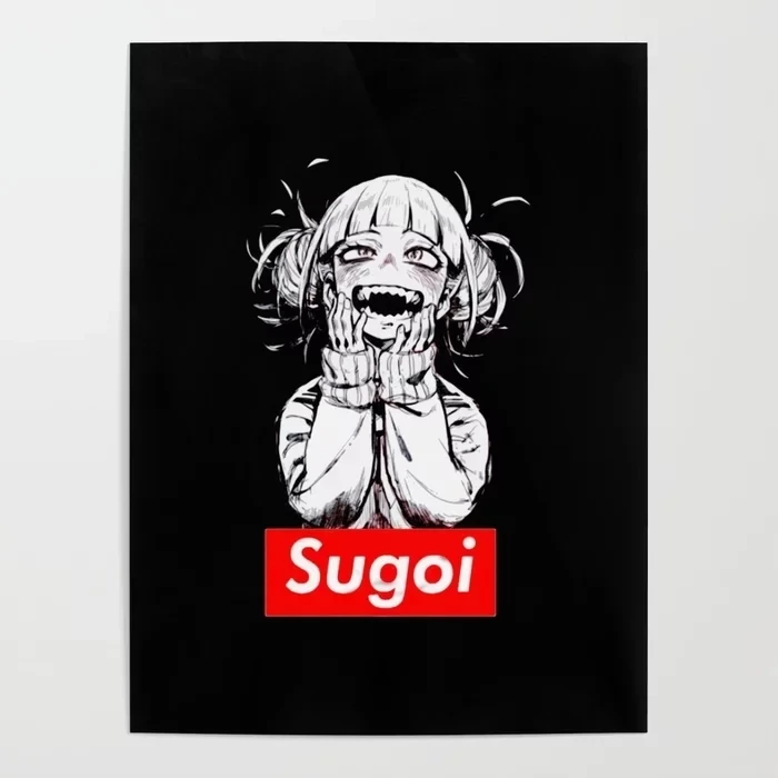 Home Decoration Prints Sugoi Poster Picture Anime Girl Wall Art Modular Canvas Painting Black and White For Living Room No Frame 
Home Decoration Prints Sugoi Poster Picture Anime Girl Wall Art Modular Canvas Painting Black and White For Living Room No Frame