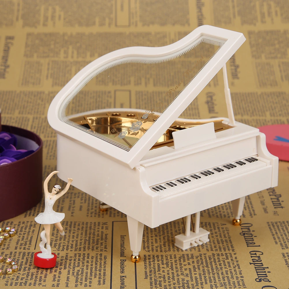 Piano Model Music Box Classic Rotating Ballerina Dancer Music Box Home Decoration Birthday Wedding Gift
Piano Model Music Box Classic Rotating Ballerina Dancer Music Box Home Decoration Birthday Wedding Gift