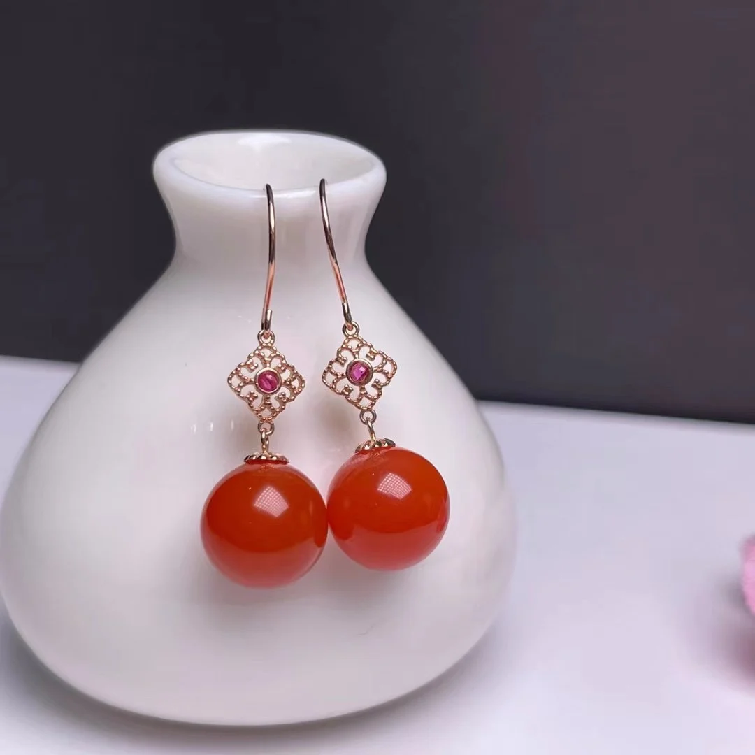shilovem 18K yellow Gold Natural south Red agate stud earrings fine Jewelry cute wedding gift new plant women myme8.5-96614nh
shilovem 18K yellow Gold Natural south Red agate stud earrings fine Jewelry cute wedding gift new plant women myme8.5-96614nh