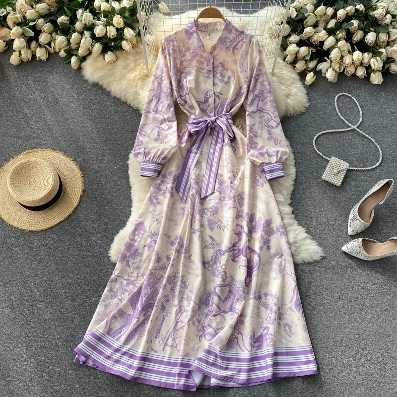 Elegant Long Sleeve Single Breasted Shirt Dress 2021 Vintage Summer Autumn Lantern Sleeve Long Dress Casual Office Wear Vestidos
Elegant Long Sleeve Single Breasted Shirt Dress 2021 Vintage Summer Autumn Lantern Sleeve Long Dress Casual Office Wear Vestidos