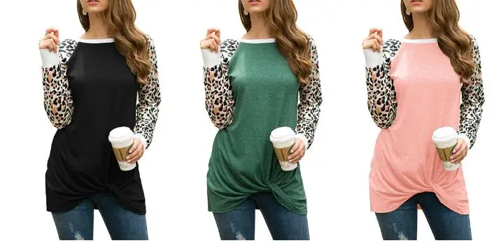 Women Leopard Print Long-sleeved T-shirt Round Neck Loose Tops Shirt 2022 Autumn winter T shirt
Women Leopard Print Long-sleeved T-shirt Round Neck Loose Tops Shirt 2022 Autumn winter T shirt