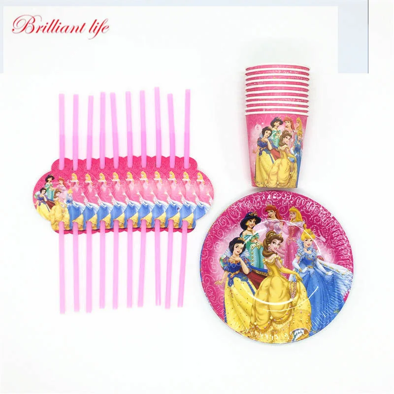30pcs/lot Disney Six Princess Theme Disposable Decoration Tableware Set Kids Birthday Party Cartoon Paper Cup Plate Straw Supply
30pcs/lot Disney Six Princess Theme Disposable Decoration Tableware Set Kids Birthday Party Cartoon Paper Cup Plate Straw Supply