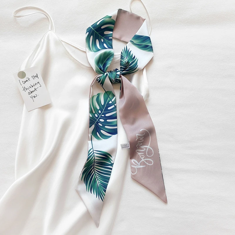 NEW Spring Autumn Decorative Silk Scarf Women Thin Long Ribbon Neckerchief Hair Band Small Scarfs Narrow Scarves Bandana 2021
NEW Spring Autumn Decorative Silk Scarf Women Thin Long Ribbon Neckerchief Hair Band Small Scarfs Narrow Scarves Bandana 2021