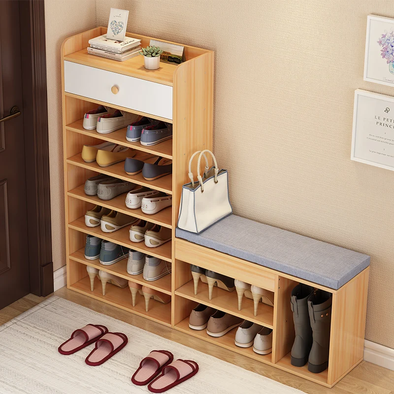 Living Room Shoe Storage Rack With Shoe Changing Stool Drawer Multi-layer Shoe Cabinet Household Entrance Bench Shoes Rack Shelf
Living Room Shoe Storage Rack With Shoe Changing Stool Drawer Multi-layer Shoe Cabinet Household Entrance Bench Shoes Rack Shelf