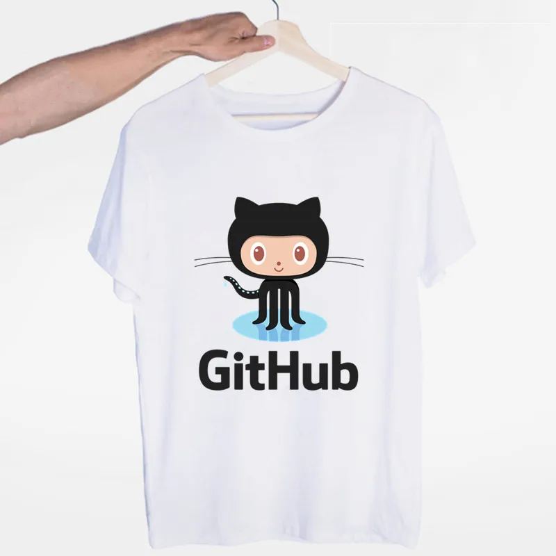 Women Summer Soft T Shirts Unisex Brand Clothing Men's Github Cat Funny Print T-shirts
Women Summer Soft T Shirts Unisex Brand Clothing Men's Github Cat Funny Print T-shirts