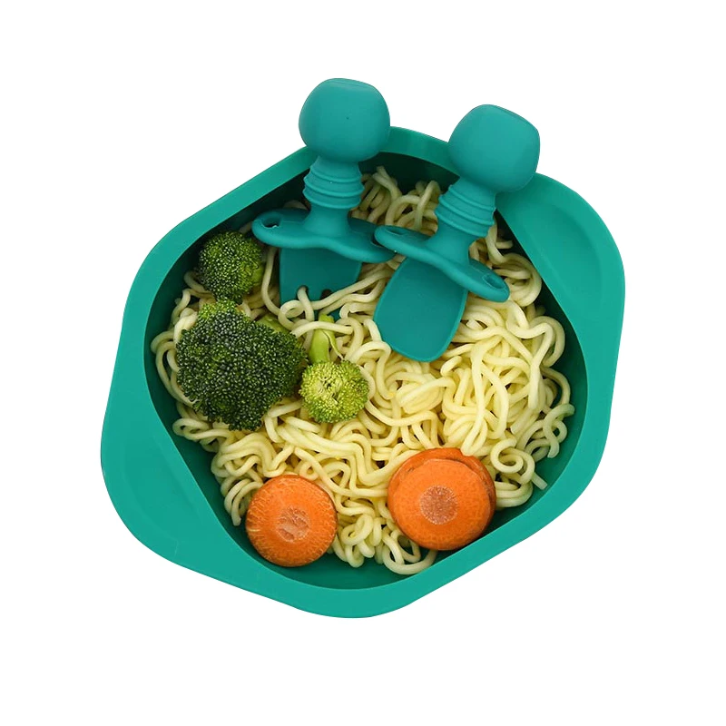 Baby silicone licking fork spoon baby training predator fork spoon short handle learn to molar artifact silicone soft fork spoon
Baby silicone licking fork spoon baby training predator fork spoon short handle learn to molar artifact silicone soft fork spoon