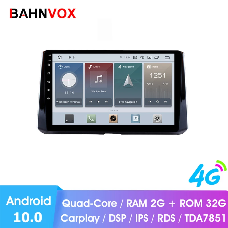 9 "android 10 0 RAM2G Автомобильный gps dvd-плеер для Toyota Corolla 2019 автомобильное радио