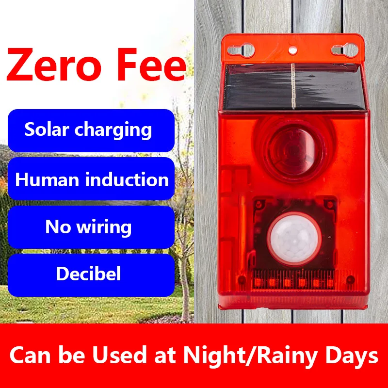 Сигнализация уличная светодиодсветодиодный с датчиком движения, беспроводной стробоскоп с солнечной батареей, IP65
Сигнализация уличная светодиодсветодиодный с датчиком движения, беспроводной стробоскоп с солнечной батареей, IP65