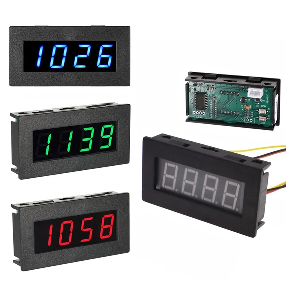 Car Tachometer 0.56 inch 4 Digital LED 5-9999RPM Frequency Tachometer Speed Meter Various Motor Speed Detection
Car Tachometer 0.56 inch 4 Digital LED 5-9999RPM Frequency Tachometer Speed Meter Various Motor Speed Detection