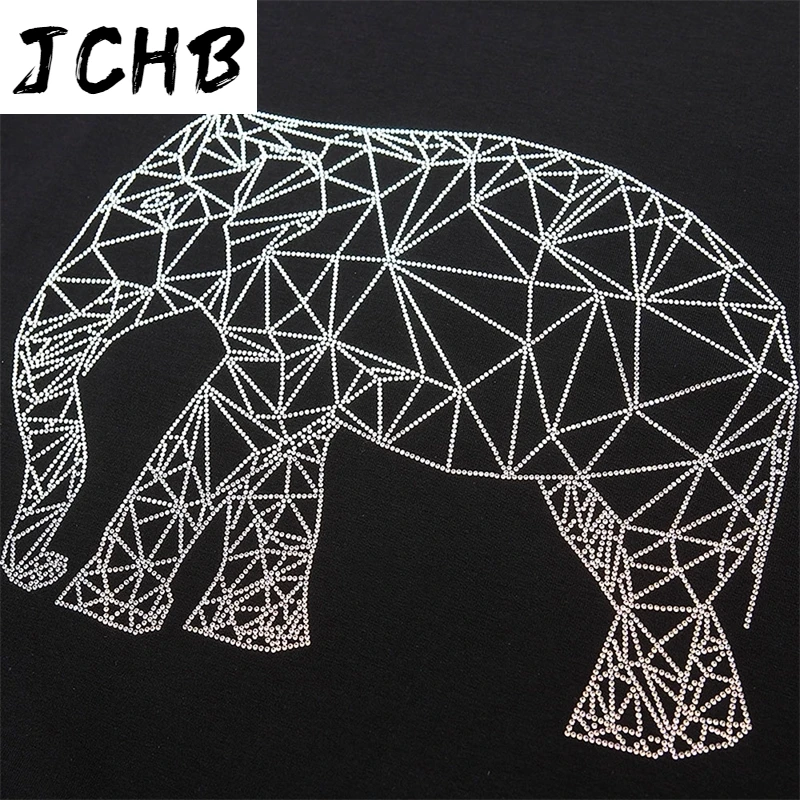 Elephant Fashion Cartoon Hot Drilling Black T-Shirt Lady V-Neck Pullover Long Sleeve Casual Sweet Stylish Women Cotton Tee Tops
Elephant Fashion Cartoon Hot Drilling Black T-Shirt Lady V-Neck Pullover Long Sleeve Casual Sweet Stylish Women Cotton Tee Tops