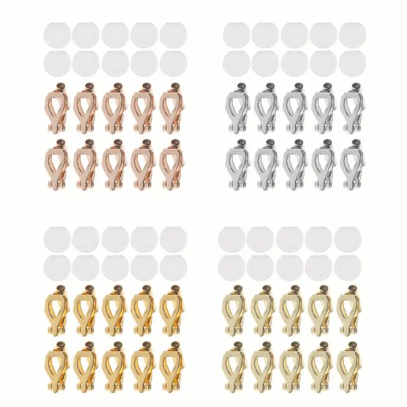 20Pcs DIY Earrings Converter With Comfort Earring Pads Turn Pierced Into Clip-On
20Pcs DIY Earrings Converter With Comfort Earring Pads Turn Pierced Into Clip-On