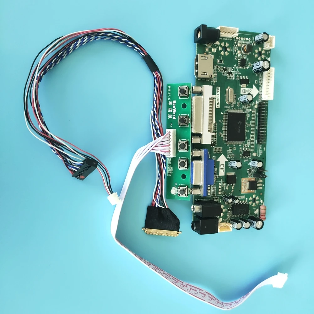 Kit for B140XW03 V2 LCD VGA 1366X768 DVI HDMI 40pin M.NT68676 LED DIY Controller board AUO Display Monitor Panel 14"
Kit for B140XW03 V2 LCD VGA 1366X768 DVI HDMI 40pin M.NT68676 LED DIY Controller board AUO Display Monitor Panel 14"