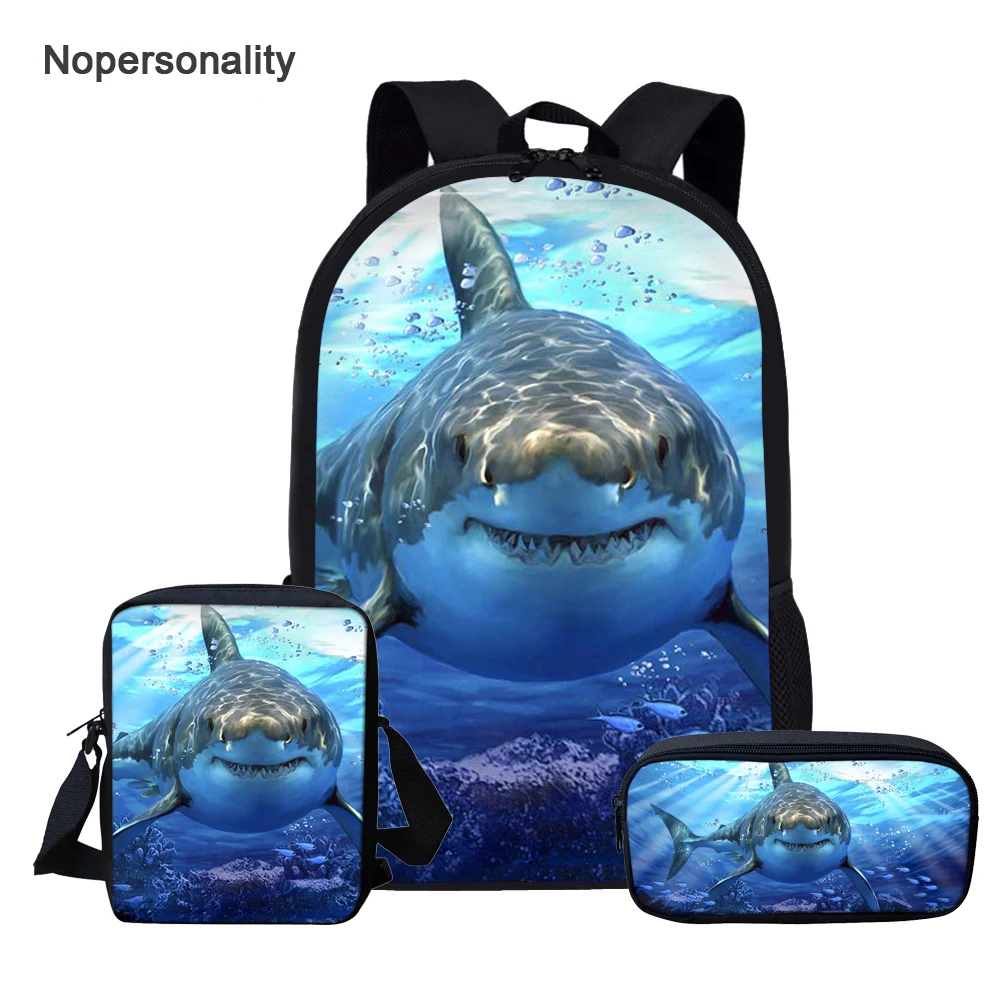 Школьная сумка Nopersonality для детей, классный портфель для мальчиков и девочек с 3d принтом акулы, сумка для учеников начальной школы, с океански... 
Школьная сумка Nopersonality для детей, классный портфель для мальчиков и девочек с 3d принтом акулы, сумка для учеников начальной школы, с океански...