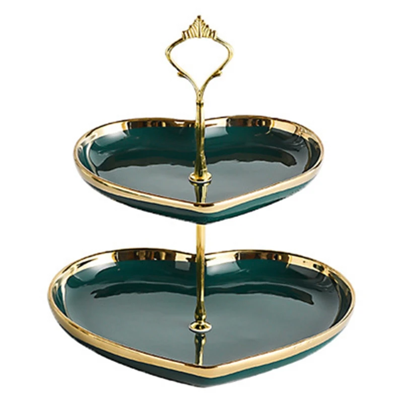 Nordic Ceramic Skewer Creative Double-Layer Love Fruit Plate Dessert Stand Dessert Table Birthday Decoration
Nordic Ceramic Skewer Creative Double-Layer Love Fruit Plate Dessert Stand Dessert Table Birthday Decoration