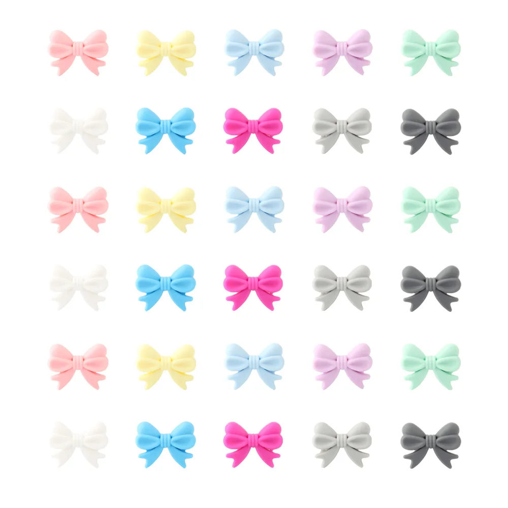 Силиконовые бусины для галстука-бабочки Keep & Grow 20 шт. Мультяшные детская