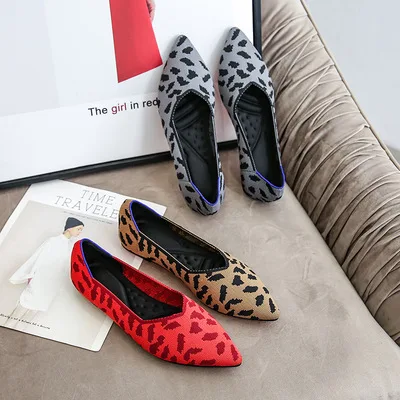 2021 spring, summer and autumn all-match single shoes fashion pointed toe all-match leopard print soft sole flying woven flat sh
2021 spring, summer and autumn all-match single shoes fashion pointed toe all-match leopard print soft sole flying woven flat sh