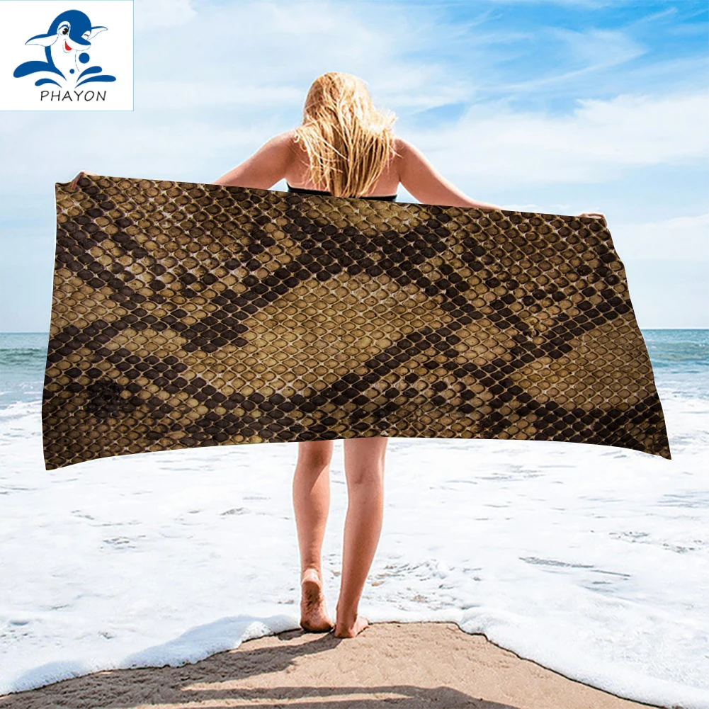 PHAYON Surf Poncho Microfiber Bath Towel Snake Skin Large Beach Towels Animals Fur Quick Dry Beach Mat Beach Towel for Adults 
PHAYON Surf Poncho Microfiber Bath Towel Snake Skin Large Beach Towels Animals Fur Quick Dry Beach Mat Beach Towel for Adults