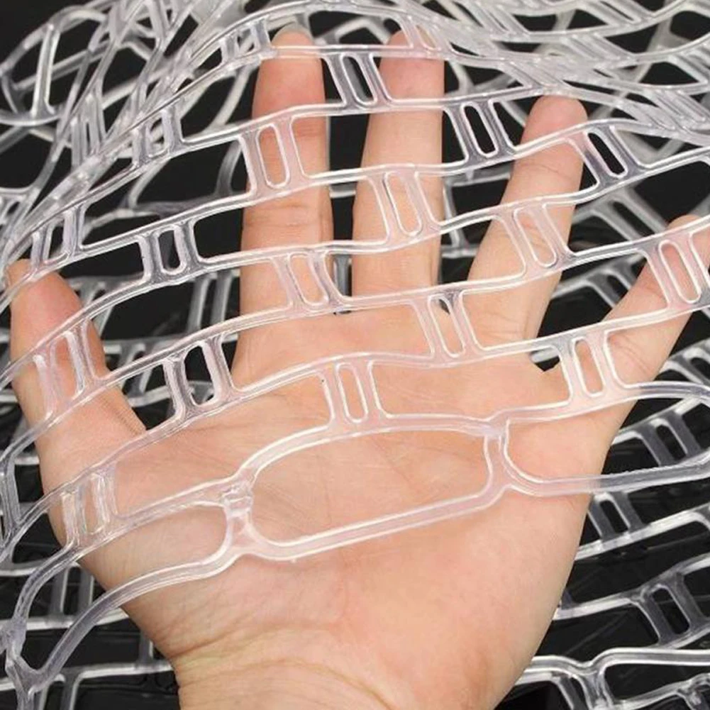 39/47 inch fly fishing net transparent rubber replacement bag does not hurt fish and does not scrape net soft net bag Durable
39/47 inch fly fishing net transparent rubber replacement bag does not hurt fish and does not scrape net soft net bag Durable