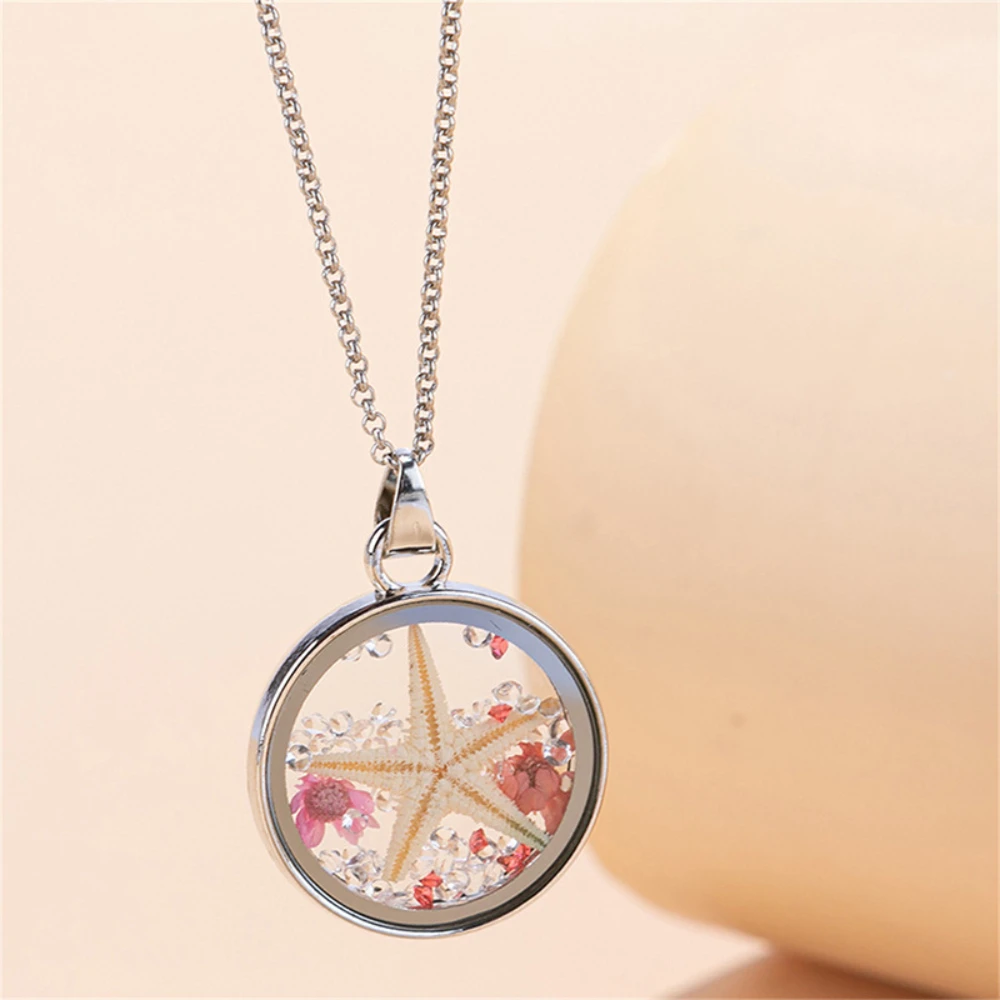 Trend Creative Dried Flower Glass Photo Frame Starfish Necklace Female Time Gem Jewelry
Trend Creative Dried Flower Glass Photo Frame Starfish Necklace Female Time Gem Jewelry