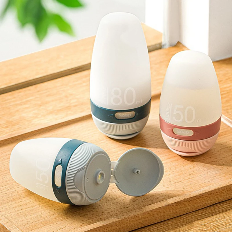 Empty Lotion Bottle Cosmetic Emulsion Silicone Bottle With Labels Portable Travel Storage Holder Refillable Bottle
Empty Lotion Bottle Cosmetic Emulsion Silicone Bottle With Labels Portable Travel Storage Holder Refillable Bottle