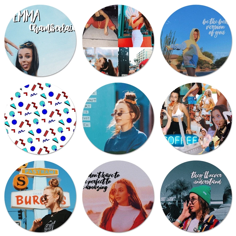 58mm Emma Chamberlain Icons Pins Badge Decoration Brooches Metal Badges For Clothes Backpack Decoration
58mm Emma Chamberlain Icons Pins Badge Decoration Brooches Metal Badges For Clothes Backpack Decoration