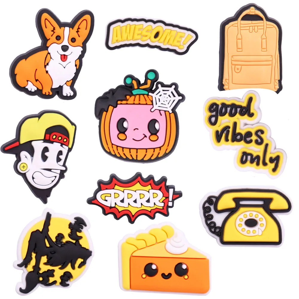 

Mix 50PCS PVC Cartoon Fridge Magnetic Sticker Schoolbag Phone Cake Dog Boy Pumpkin Spider Web Bat Awesome Refrigerator Magnets