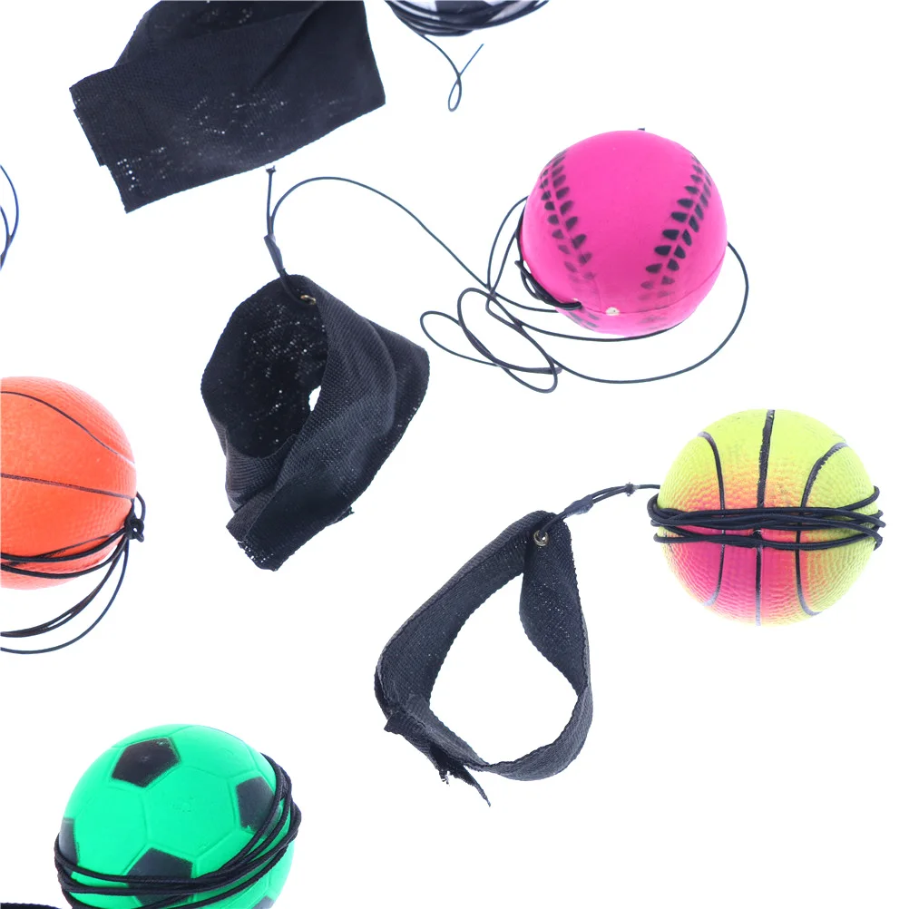 60mm Bouncy Wrist Band Elastic Rubber Ball For Wrist Exercise Hand Finger Stiffness Relief Wrist Bounce Ball for Children
60mm Bouncy Wrist Band Elastic Rubber Ball For Wrist Exercise Hand Finger Stiffness Relief Wrist Bounce Ball for Children