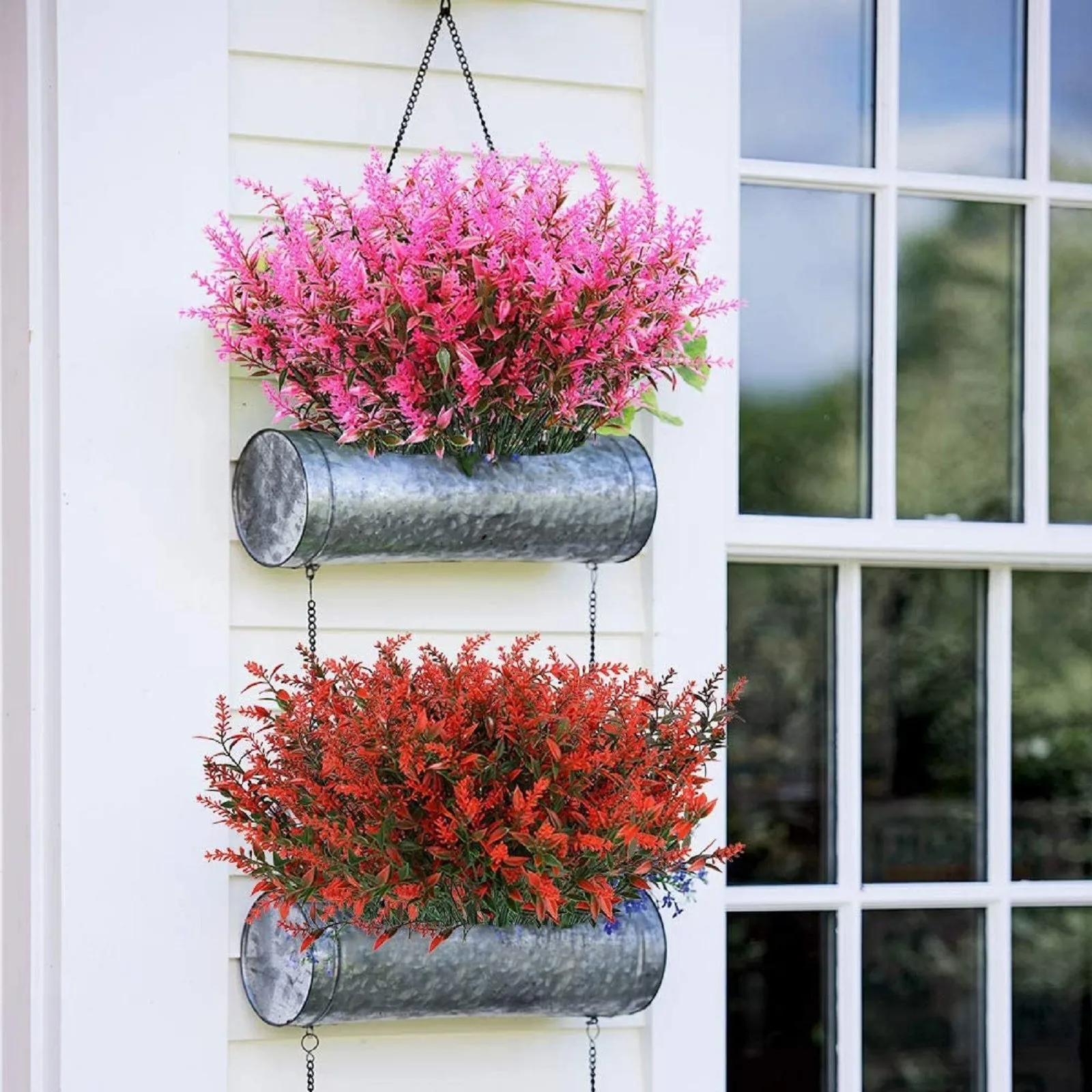 8pc Artificial Flower Decoration Uv Resistant Outdoor Decor Lavender Flowers No Fading Garden Porch Window Frame Decoration
8pc Artificial Flower Decoration Uv Resistant Outdoor Decor Lavender Flowers No Fading Garden Porch Window Frame Decoration