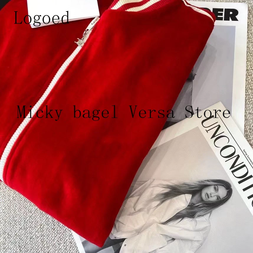 2021 luxury brand contrast embroidery letter printing fashion women's top temperament versatile loose leisure long sleeve coat
2021 luxury brand contrast embroidery letter printing fashion women's top temperament versatile loose leisure long sleeve coat
