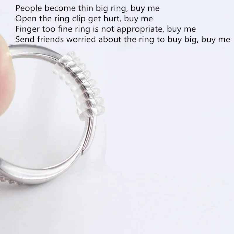 New Invisible Ring Size Adjuster For Loose Ring Size Reducer Spacer Ring Guard rings accessories
New Invisible Ring Size Adjuster For Loose Ring Size Reducer Spacer Ring Guard rings accessories