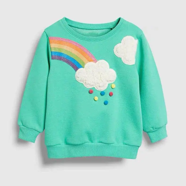 wengyanyuLittle maven 2-7Years Autumn Rainbow embroidery Toddler Kids Baby Girl Sweatshirt Children's Little Clothing For Gi
wengyanyuLittle maven 2-7Years Autumn Rainbow embroidery Toddler Kids Baby Girl Sweatshirt Children's Little Clothing For Gi