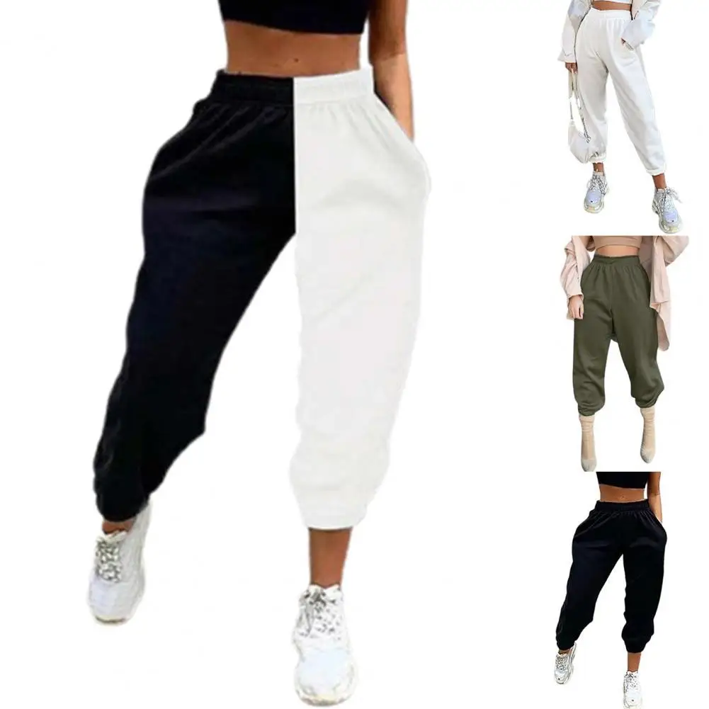 Dropshipping Side Pockets Elastic Waist Women Pants Loose Black White Patchwork Color Casual Pants Streetwear
Dropshipping Side Pockets Elastic Waist Women Pants Loose Black White Patchwork Color Casual Pants Streetwear
