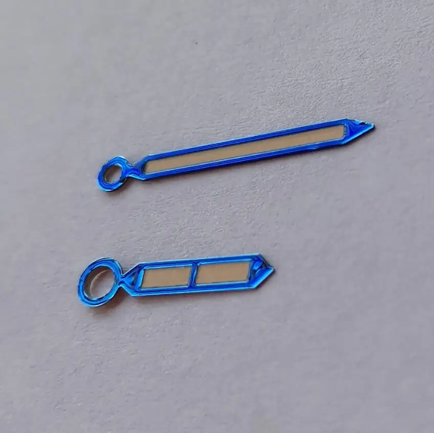 Watch accessories Watch parts copper material blue Watch hand Green luminous Hour hand minute hand no second hand
Watch accessories Watch parts copper material blue Watch hand Green luminous Hour hand minute hand no second hand